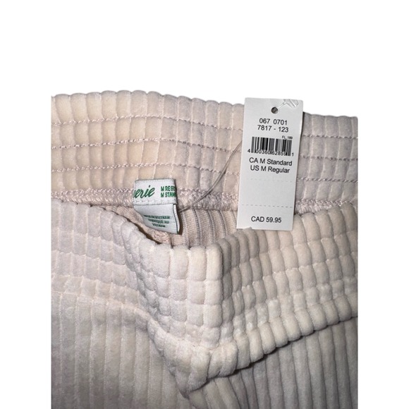 Aerie Cream Ribbed Velour Flare Pants | Size M | NWT Cozy‎ Lounge Style - Picture 4 of 5